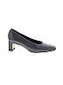 Amalfi Black Gray Heels Size 7 1/2 - photo 1