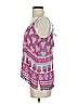 Chaser 100% Polyester Print Pink Sleeveless Top Size XS - photo 5