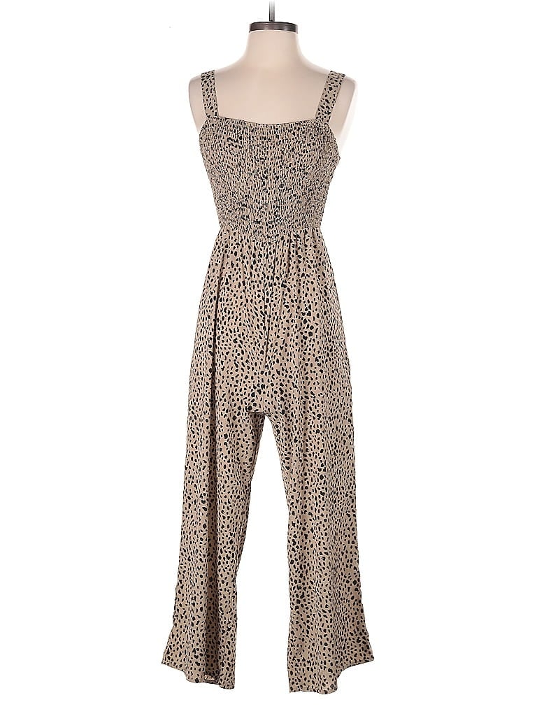 Pre-owned Shein Jumpsuit In Brown