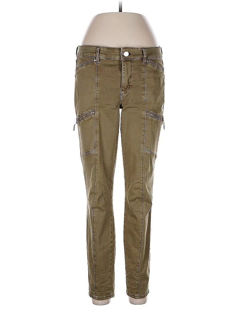 Pre-owned White House Black Market Cargo Pants In Green