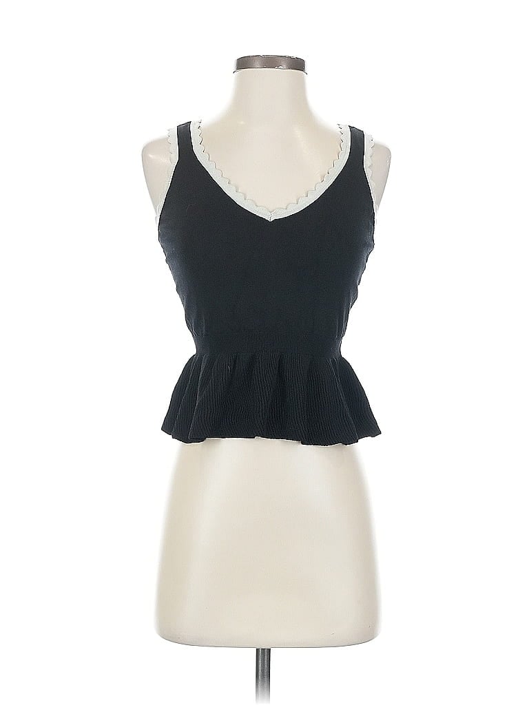 Pre-owned Express Tank Top Black Halter Neckline Tops