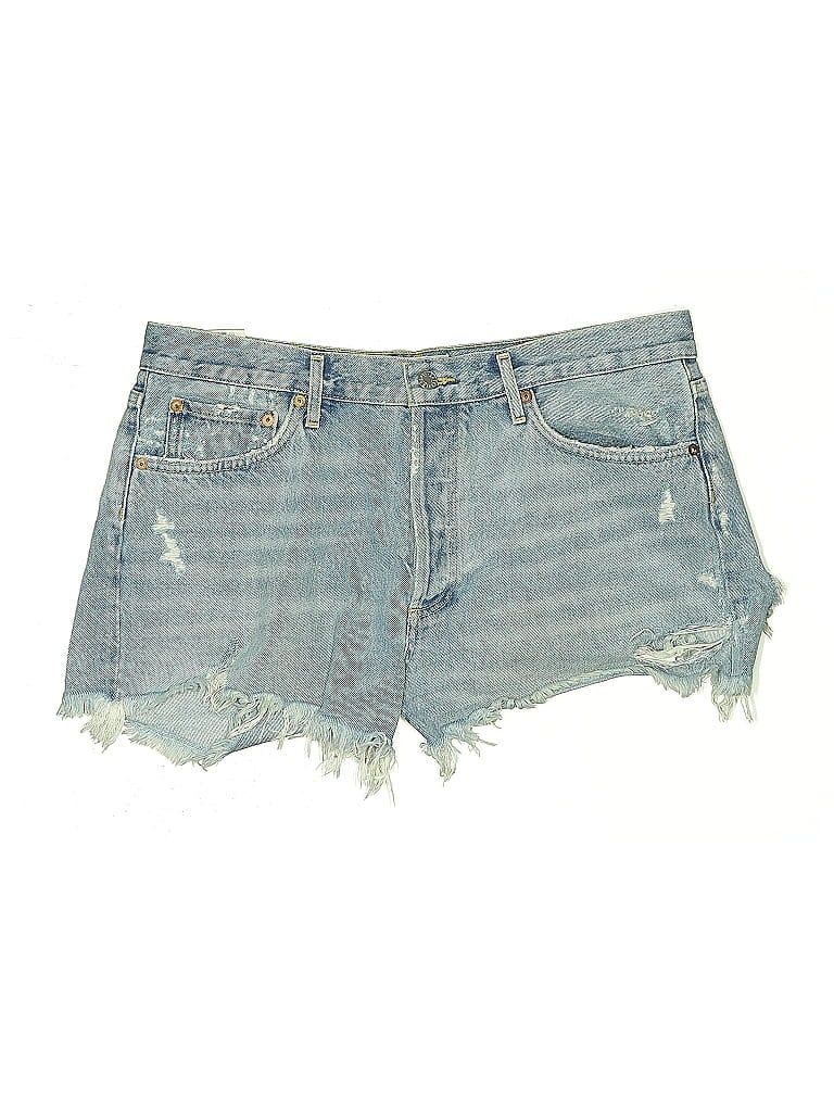 Pre-owned Agolde Denim Shorts In Blue