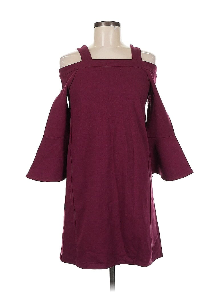 Click to view more detailed imagery on our partner's website Pre-owned Olivaceous Casual Dress In Burgundy