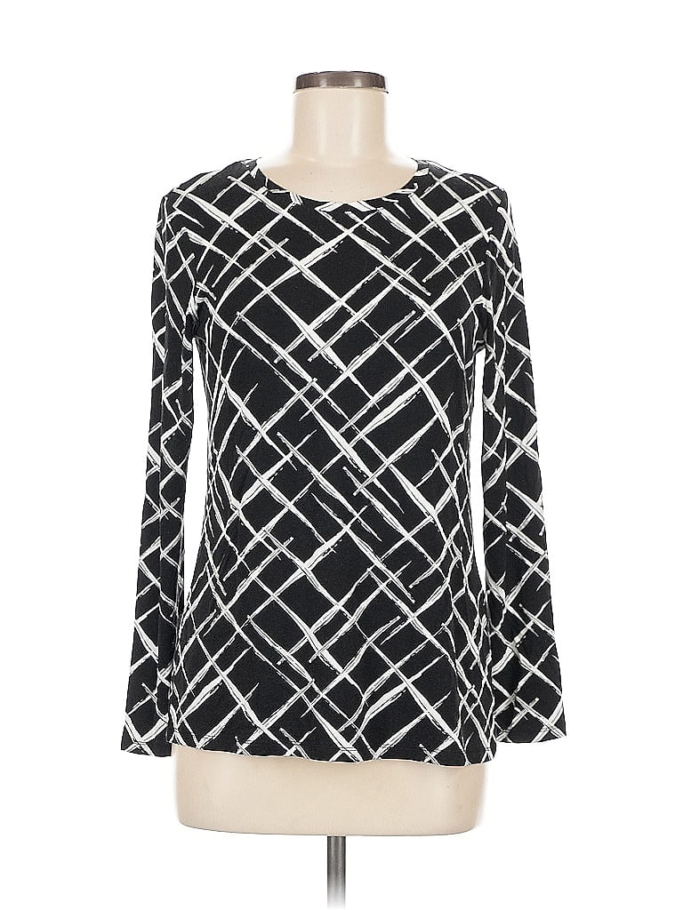 Click to view more detailed imagery on our partner's website Pre-owned Chico's Long Sleeve T-shirt In Black