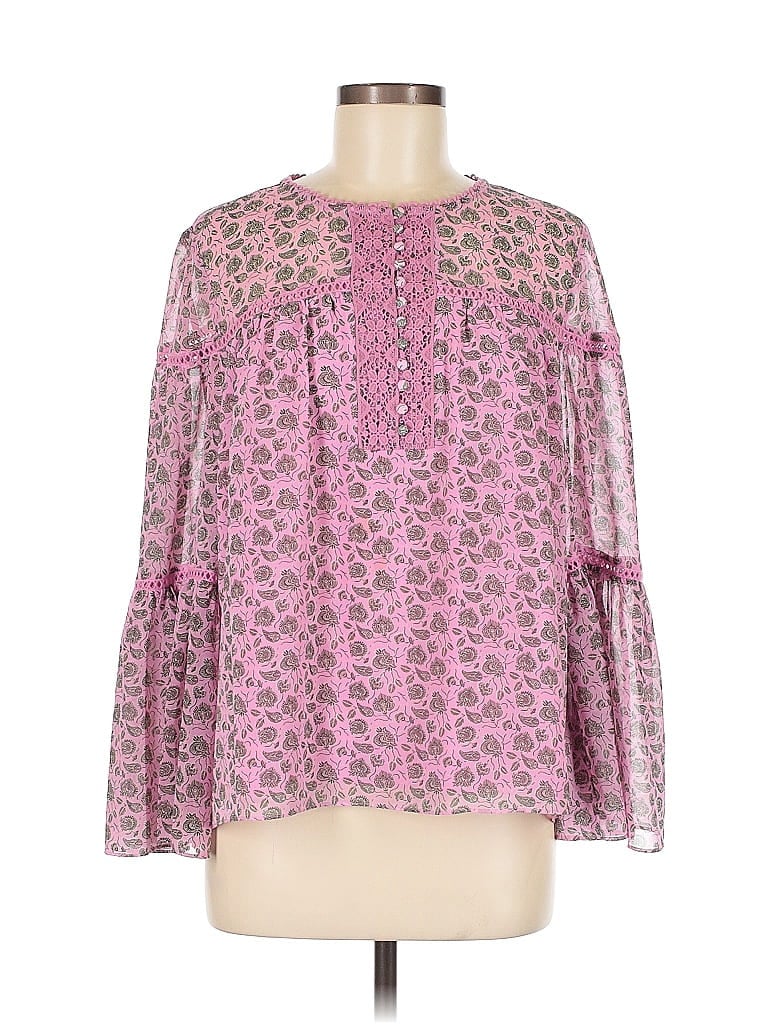 Pre-owned Rebecca Minkoff Long Sleeve Blouse In Pink