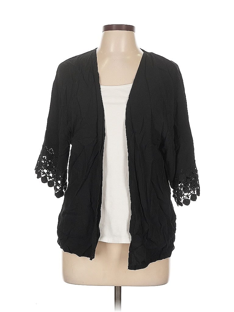 Pre-owned Assorted Brands Kimono In Black