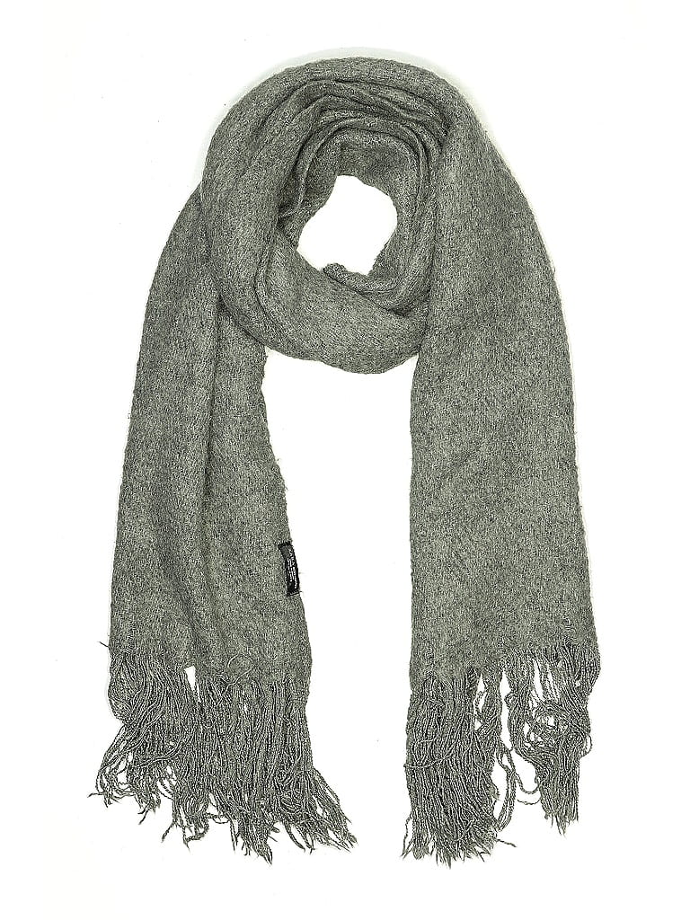 Pre-owned Assorted Brands Scarf In Gray