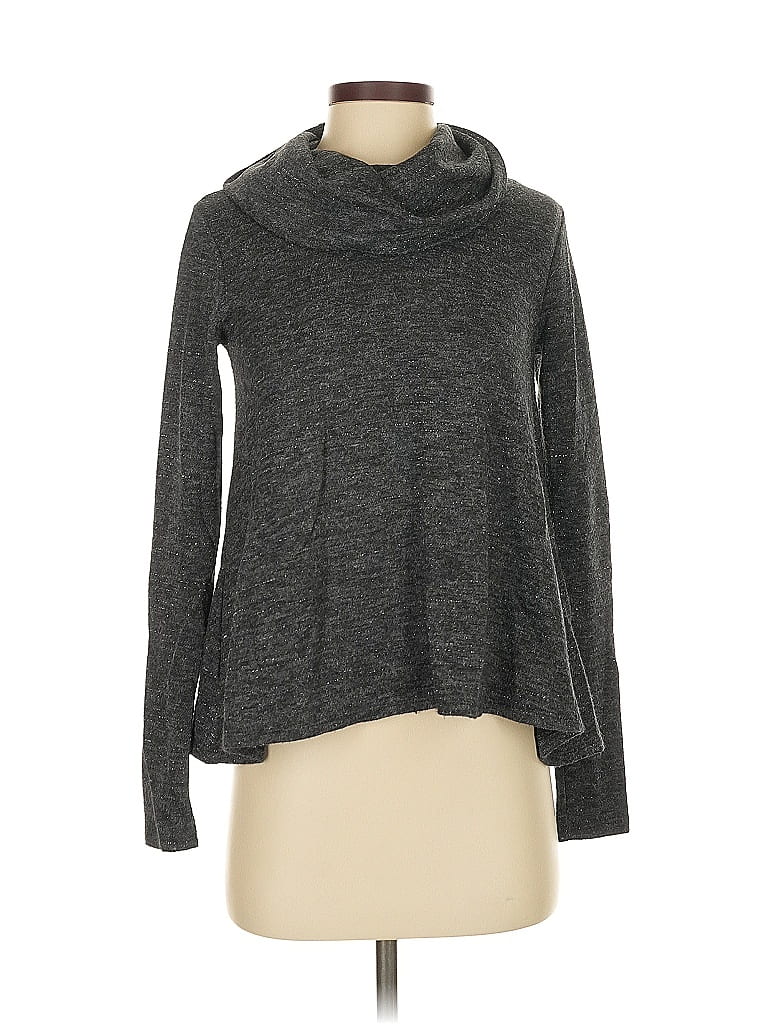 Pre-owned Abercrombie & Fitch Turtleneck Sweater In Gray