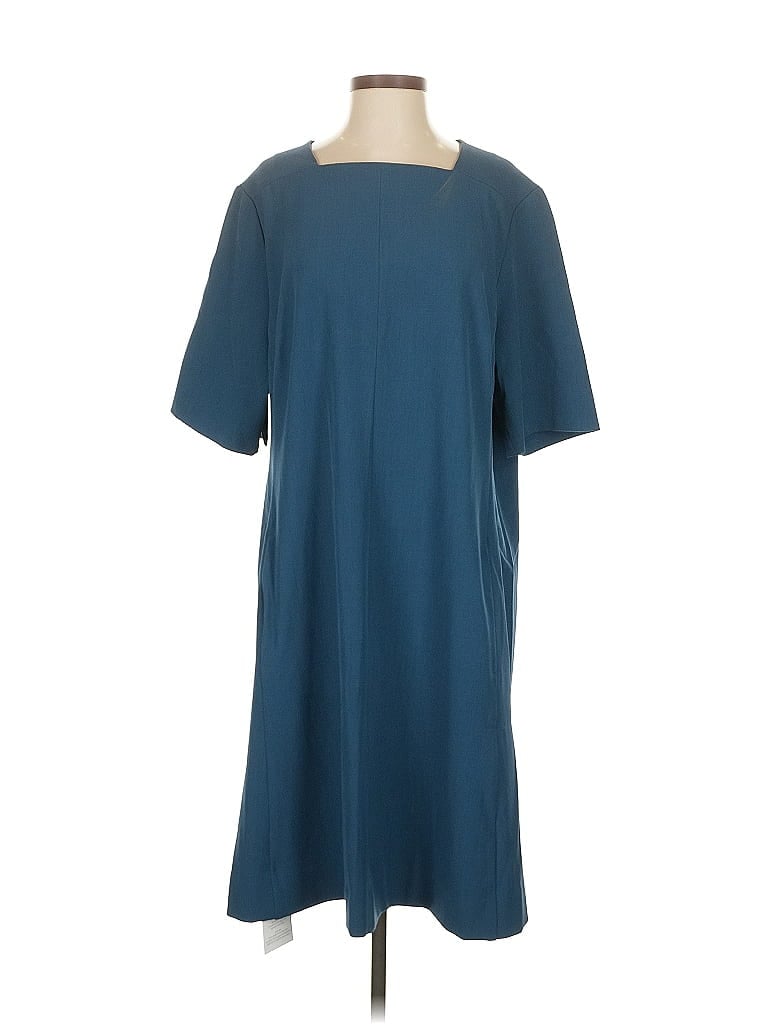 Pre-owned Mm. Lafleur Casual Dress In Blue