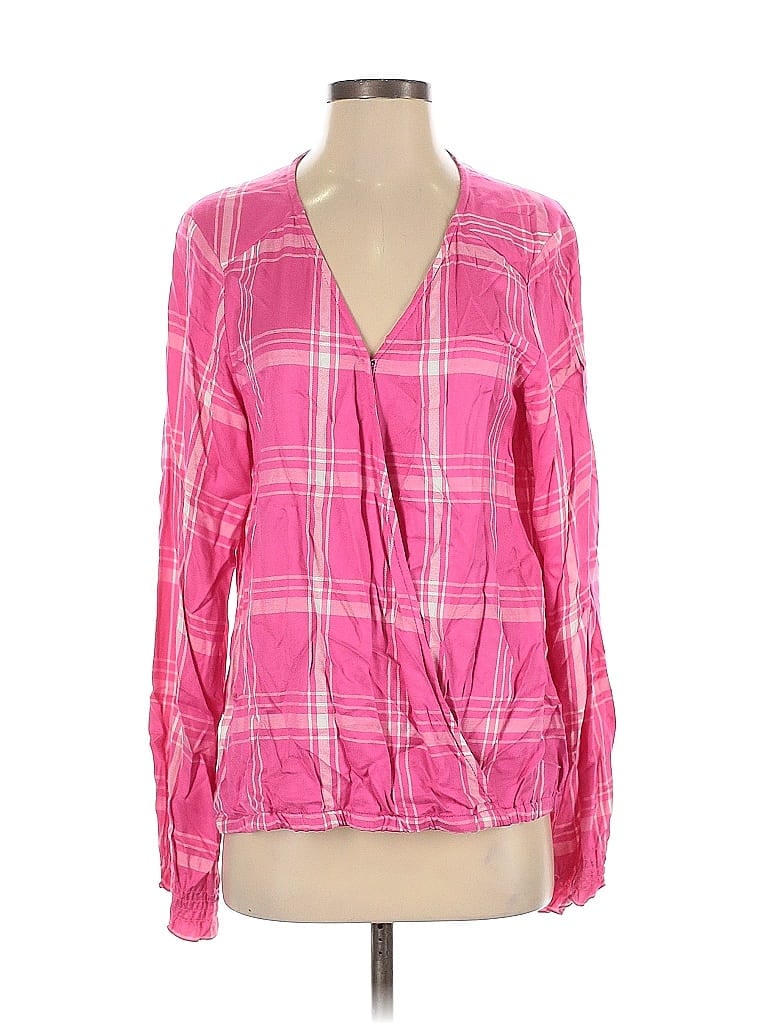 Click to view more detailed imagery on our partner's website Pre-owned Sanctuary Long Sleeve Blouse In Pink