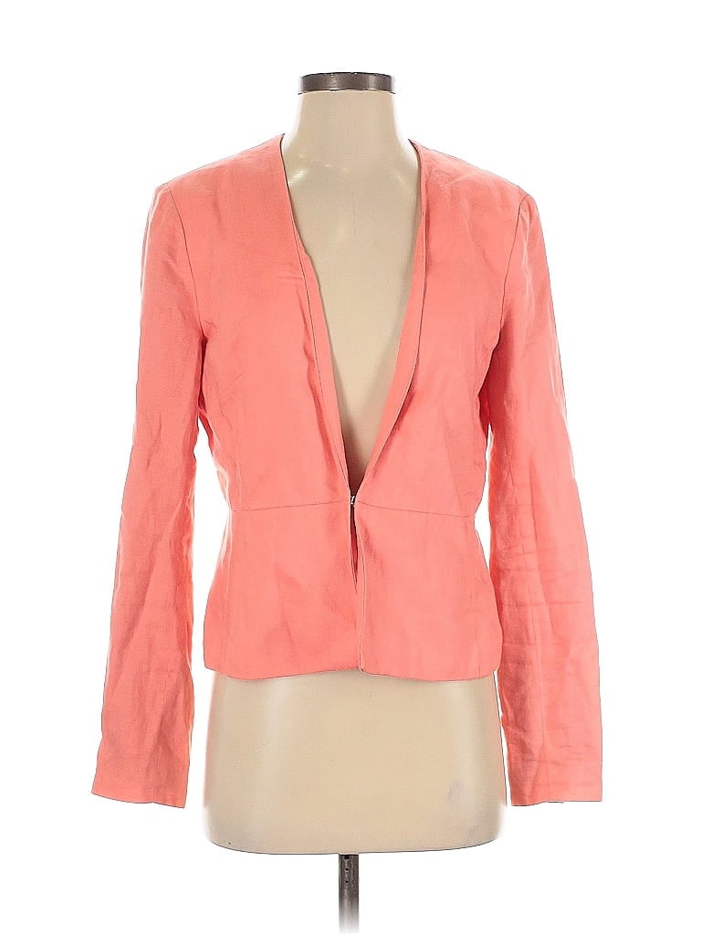 Pre-owned Banana Republic Factory Store Blazer Jacket In Pink