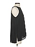 Lush 100% Polyester Black Sleeveless Blouse Size S - photo 4