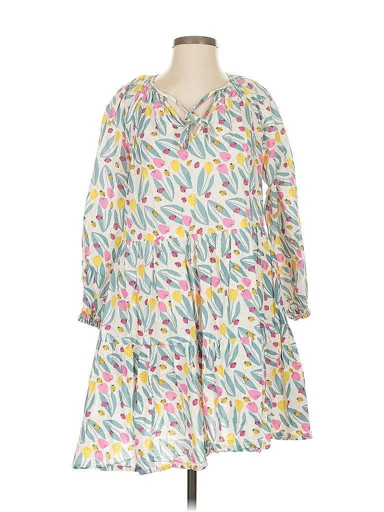 Pre-owned Assorted Brands Casual Dress In Blue