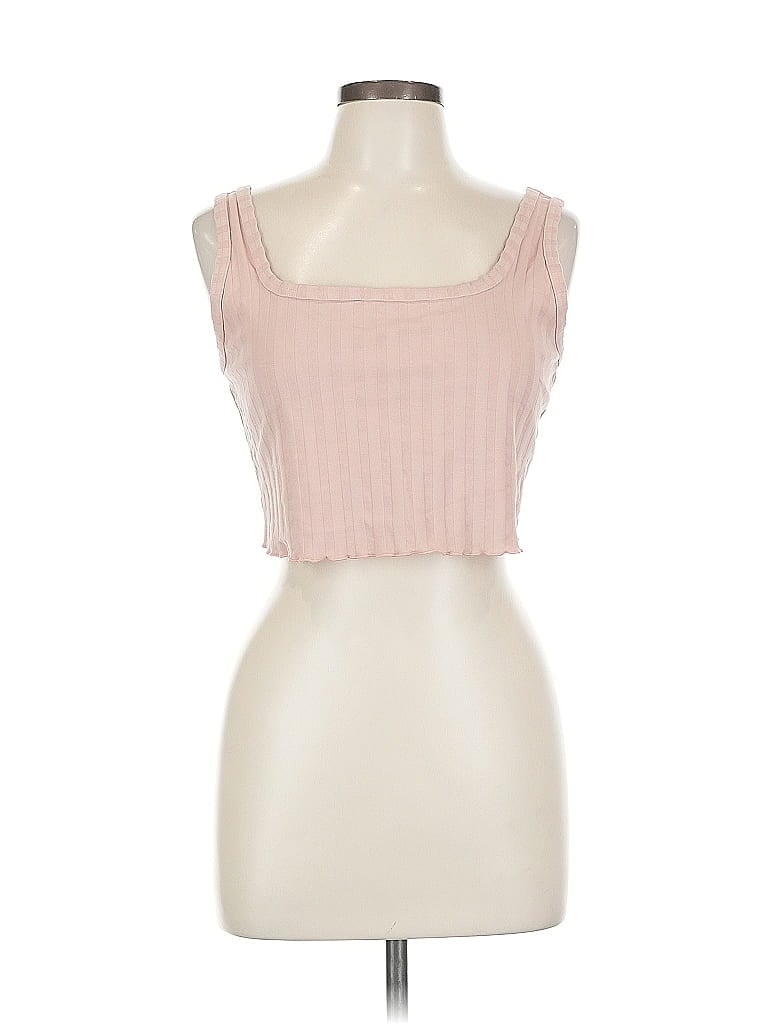 Pre-owned Offline By Aerie Sleeveless Top Pink Sweetheart Neckline Tops