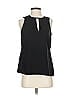 W by Worth 100% Polyester Black Sleeveless Blouse Size 4 - photo 1