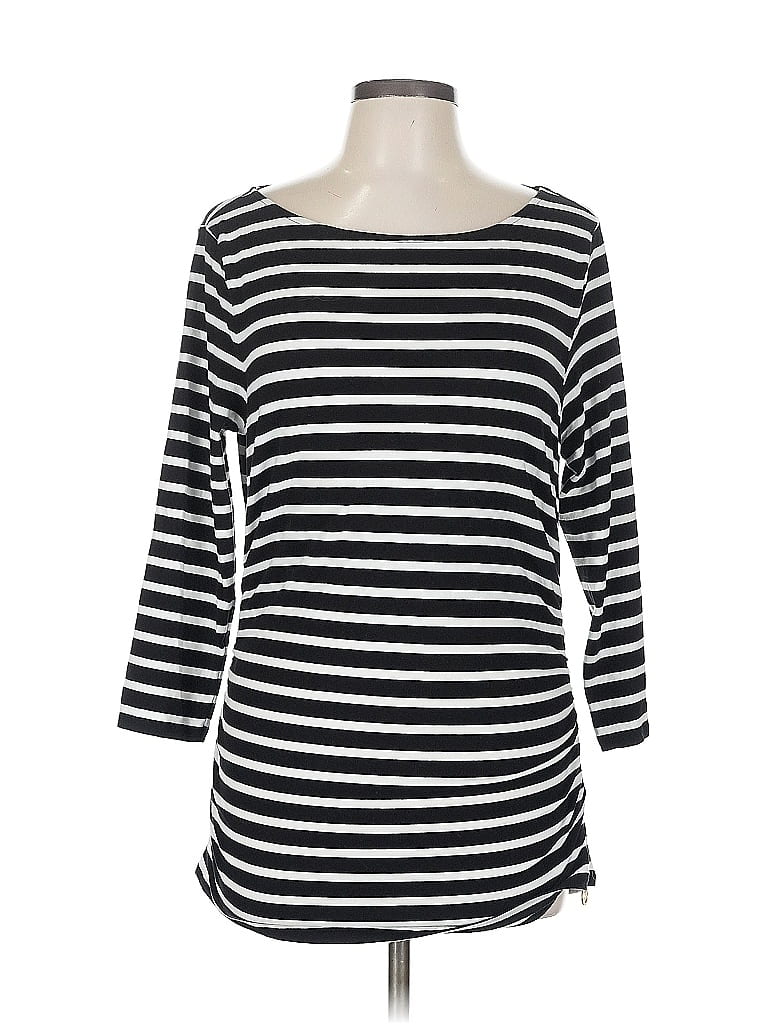 Pre-owned Michael Michael Kors 3/4 Sleeve T-shirt In Black