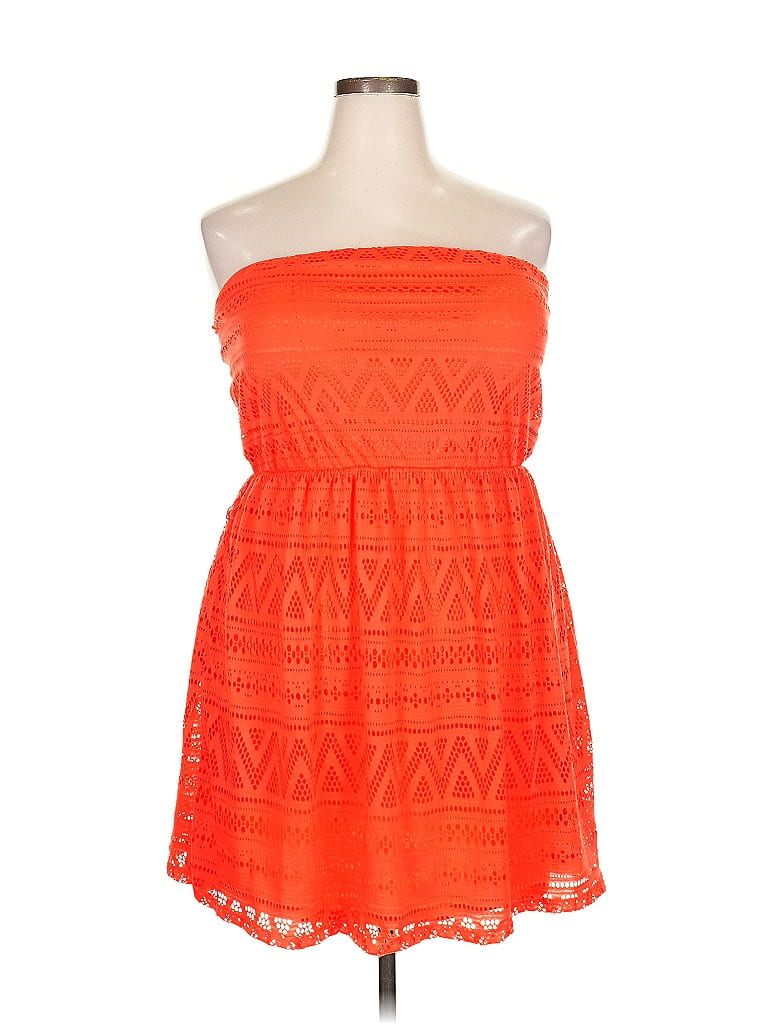 Pre-owned No Boundaries Cocktail Dress In Orange