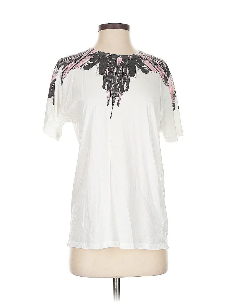 Pre-owned Marcelo Burlon County Of Milan Short Sleeve T-shirt In Pink