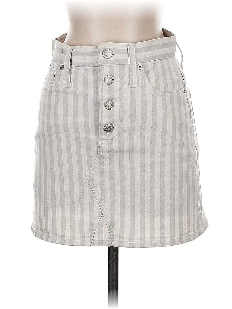 Pre-owned Madewell Casual Skirt In Gray