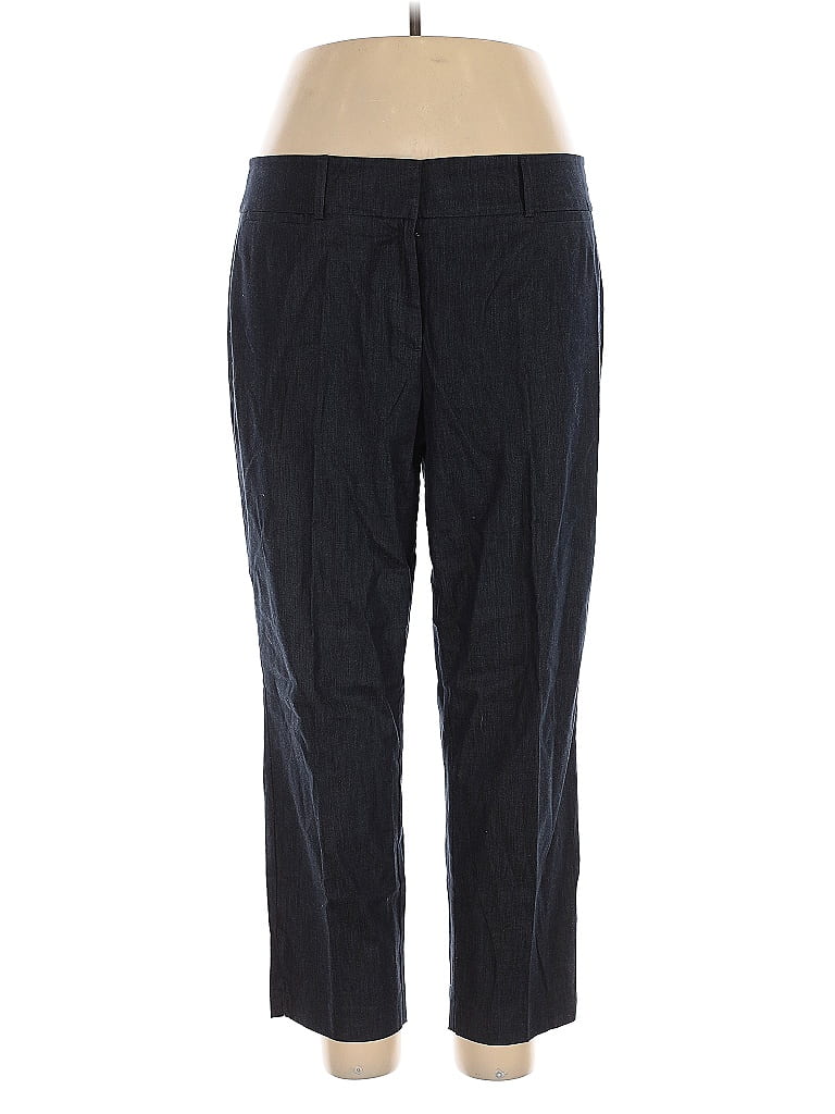 Pre-owned Ann Taylor Factory Dress Pants In Blue