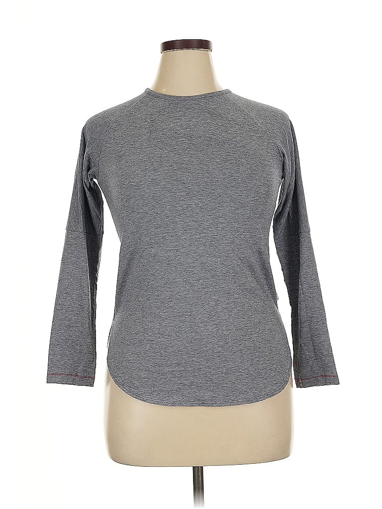 Pre-owned Vineyard Vines 3/4 Sleeve T-shirt In Gray