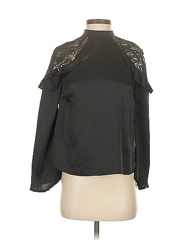 AMUR Long Sleeve Silk Top (view 1)