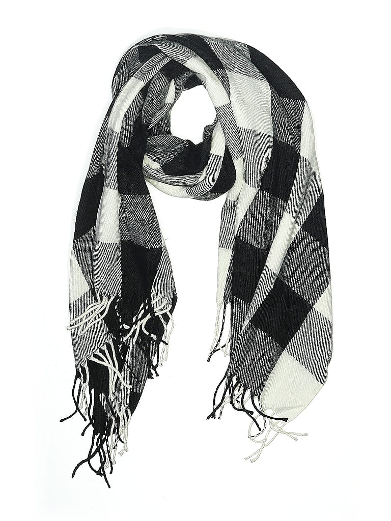 Pre-owned Assorted Brands Scarf In Black