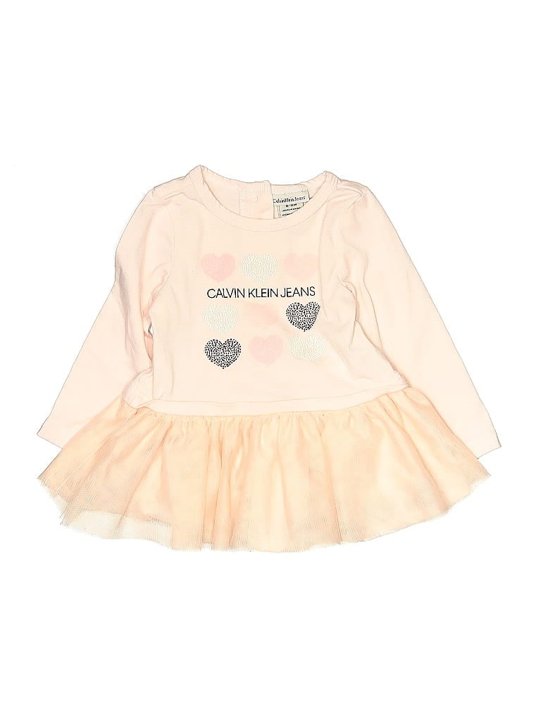 Click to view more detailed imagery on our partner's website Pre-owned Calvin Klein Jeans Est.1978 Babies' Calvin Klein Jeans Dress In Pink
