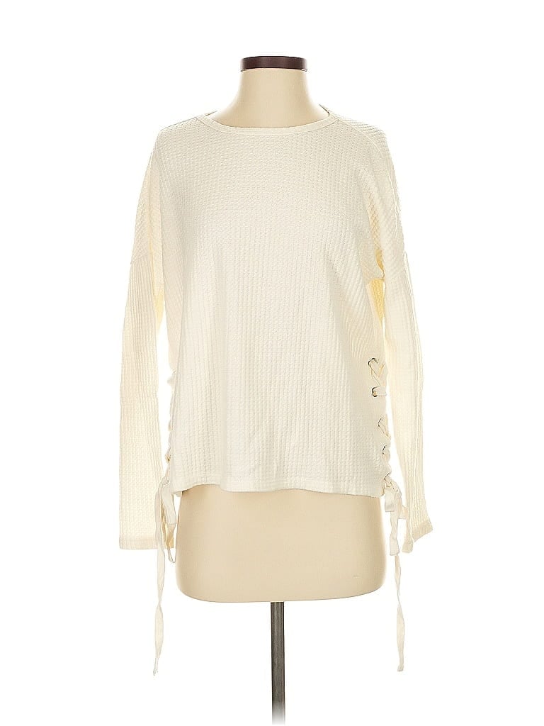 Pre-owned Z Supply Pullover Sweater In White