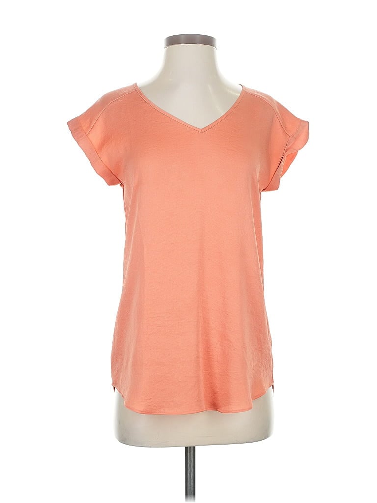 Pre-owned Express Short Sleeve T-shirt In Orange