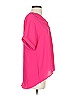 Studio 100% Polyester Pink Short Sleeve Blouse Size S - photo 4