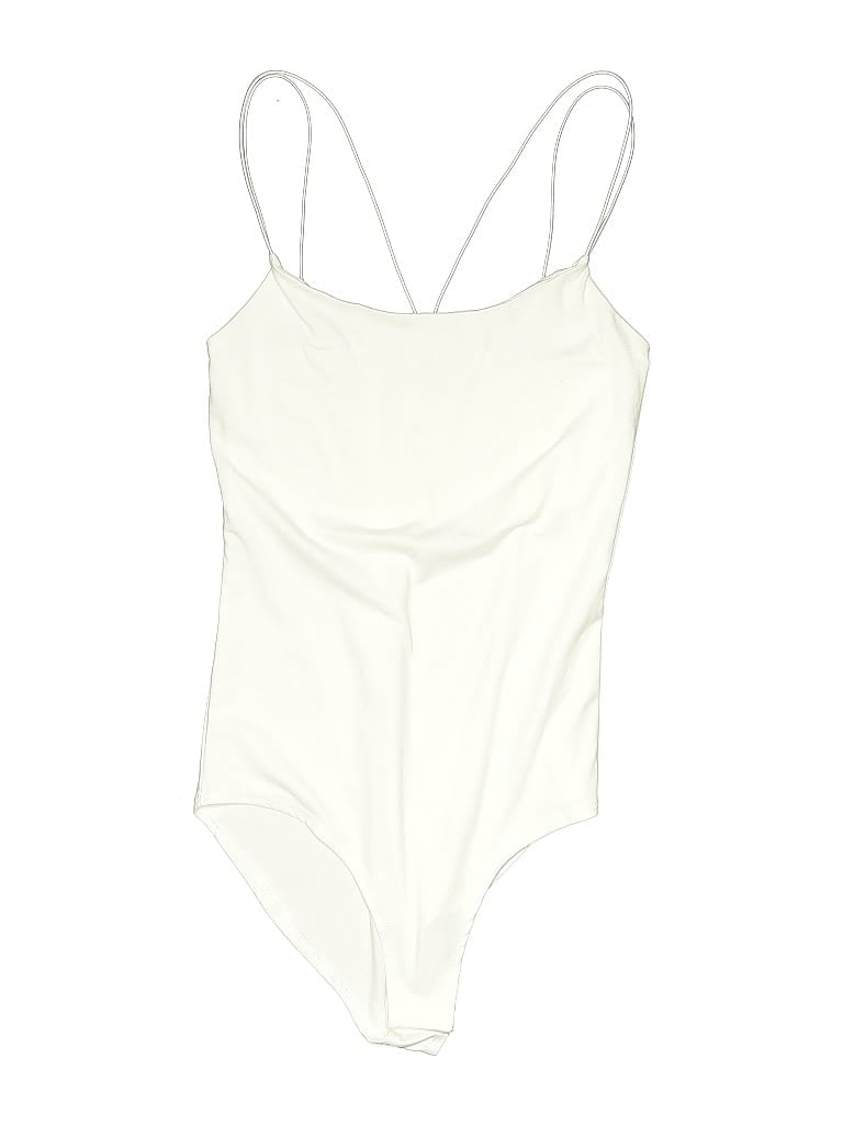 Pre-owned Gaze Bodysuit In White