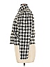 Doncaster Collection Checkered-gingham Ivory Black Jacket Size 14 - photo 5