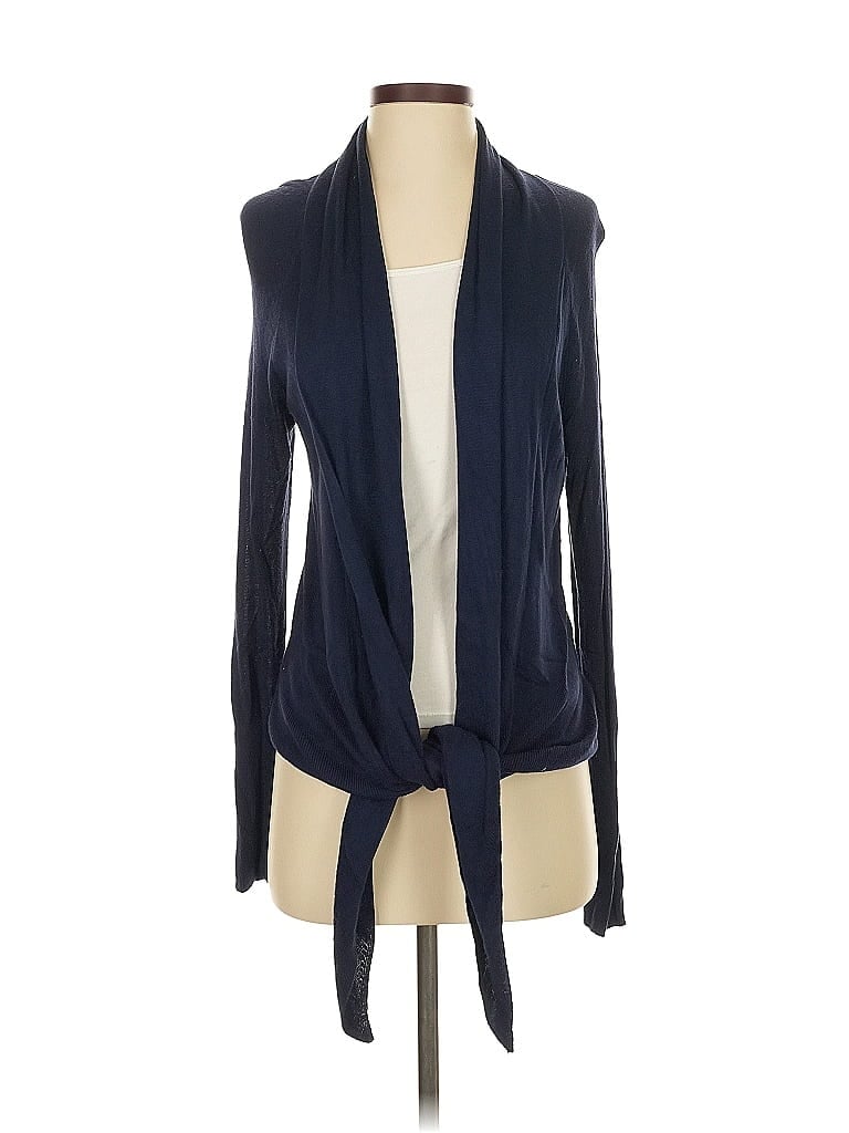 Pre-owned Chico's Cardigan Sweater In Blue