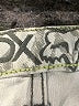 Fox Animal Print Ivory Gray Shorts Size 9 - photo 3