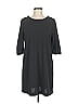 Zara Basic 100% Polyester Solid Gray Casual Dress Size M - photo 1