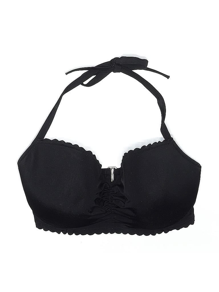 Pre-owned Victoria's Secret Swimsuit Top Black Swimwear