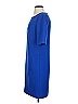 The Limited Solid Blue Casual Dress Size 4 - photo 5