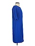The Limited Solid Blue Casual Dress Size 4 - photo 4