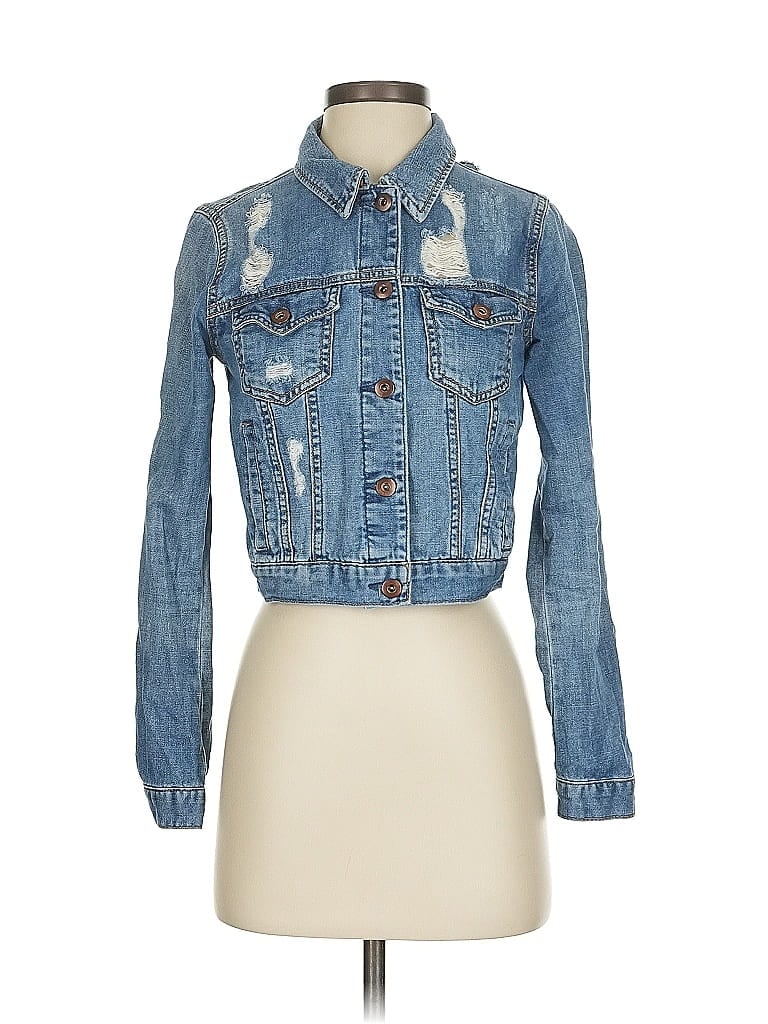 Pre-owned Forever 21 Denim Jacket In Blue
