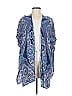 Artesia 100% Rayon Blue Kimono Size Med - Lg - photo 1