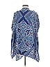 Artesia 100% Rayon Blue Kimono Size Med - Lg - photo 2