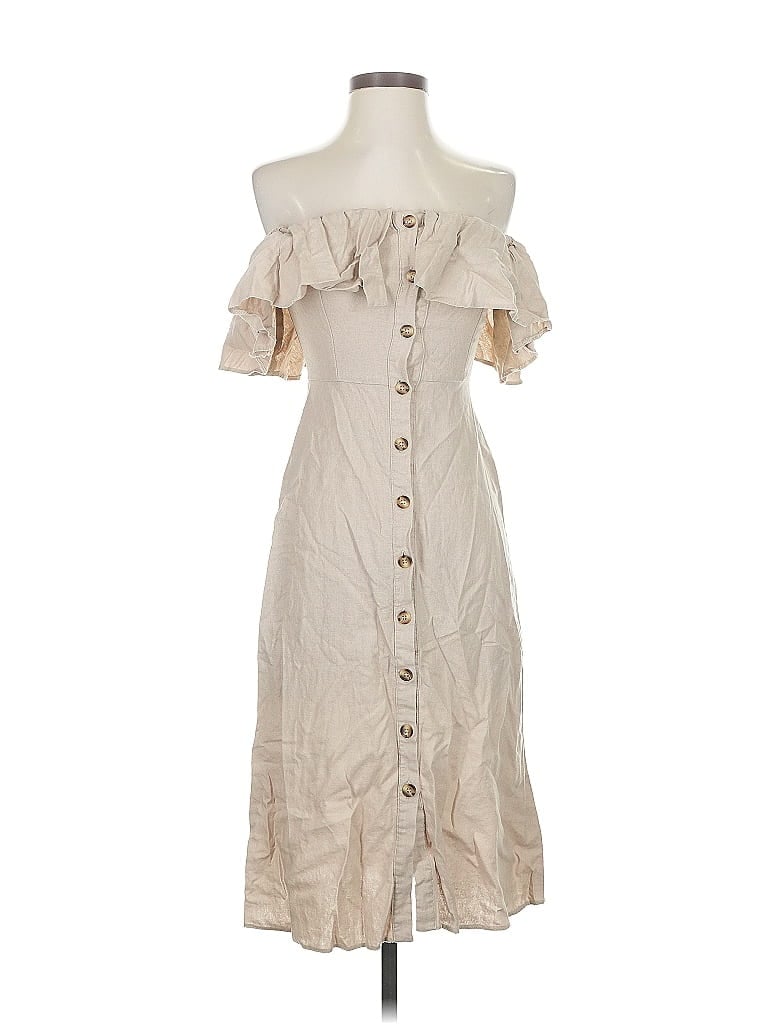 Click to view more detailed imagery on our partner's website Pre-owned Asos Design Casual Dress In Brown