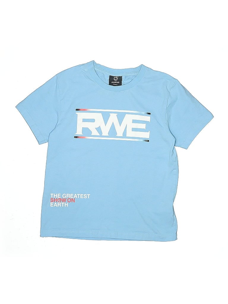 Pre-owned Overtime Kids' Short Sleeve T-shirt In Blue