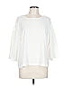 Elizabeth and James 100% Polyester Ivory 3/4 Sleeve Top Size L - photo 1