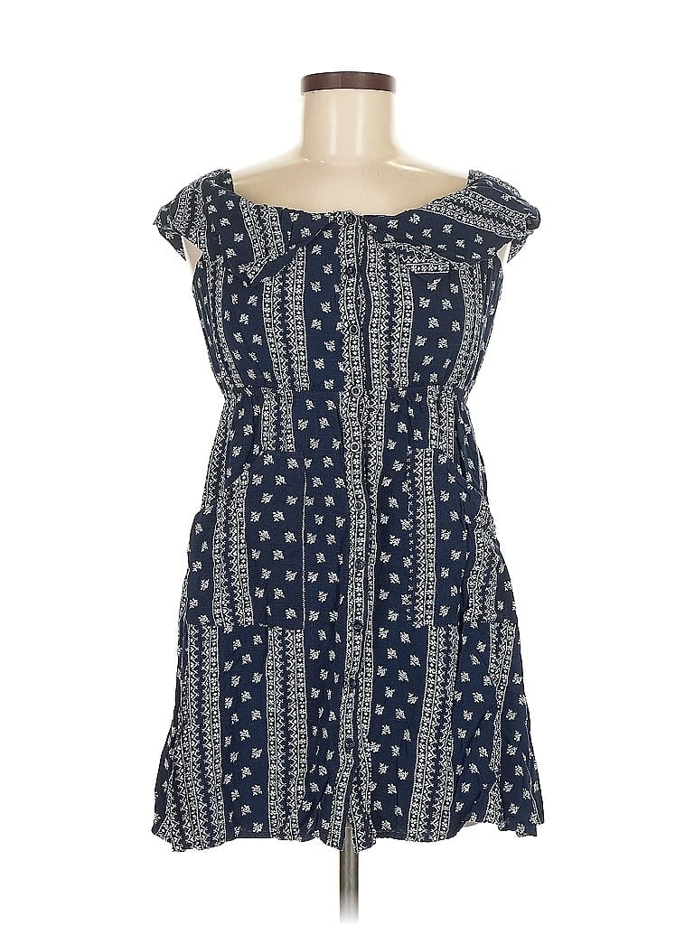 Pre-owned Paper Crane Casual Dress In Blue