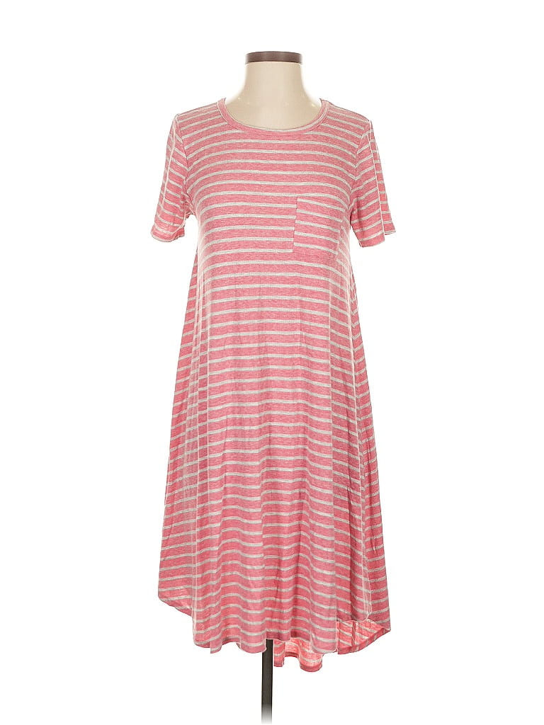 Pre-owned Lularoe Casual Dress In Pink