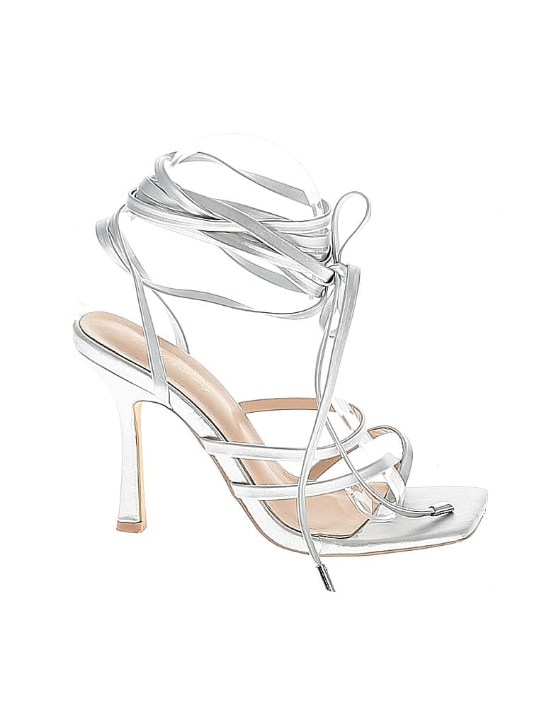 Pre-owned Elisabet Tang Heels In Gray