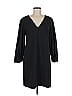 Tibi Solid Black Casual Dress Size 8 - photo 1