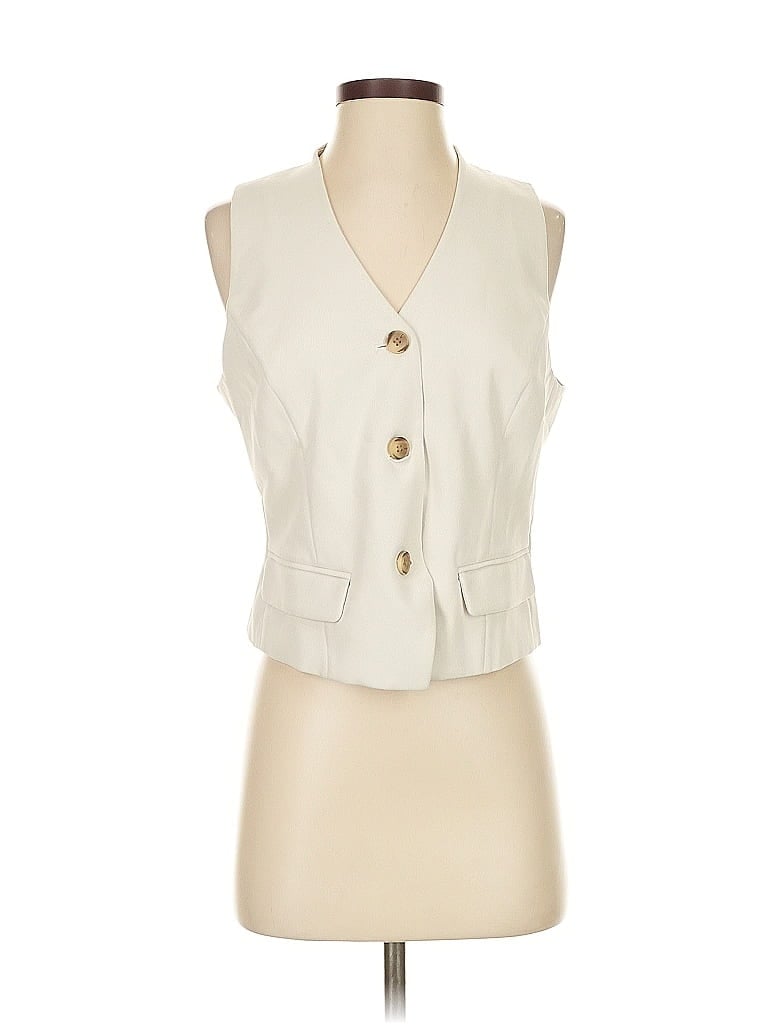 Pre-owned Spanx Vest In White